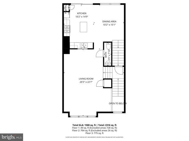 a picture of a bench in front of a door