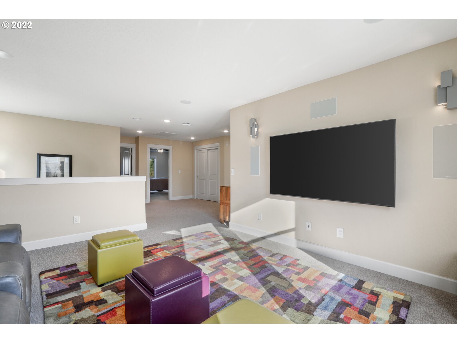 1704 Northeast 172nd Street Ridgefield, WA 98642 - Photo 18 of 31 a living room with furniture and a flat screen tv