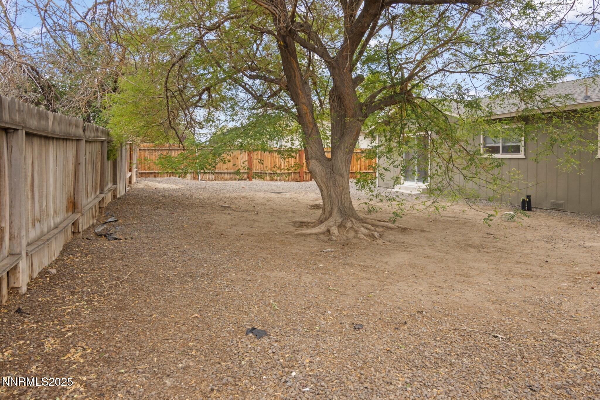 859 B Street Fernley, NV 89408 - Photo 28 of 32 a view of dirt yard with a tree