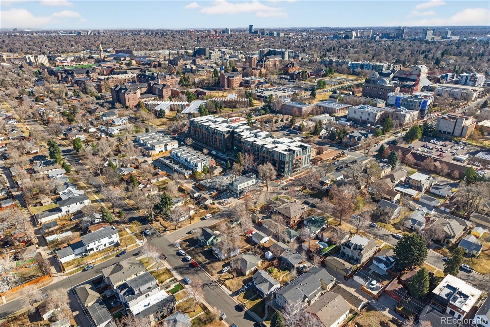 2389 South High Street, Unit 4 Denver, CO 80210 - Photo 30 of 32 an aerial view of a city