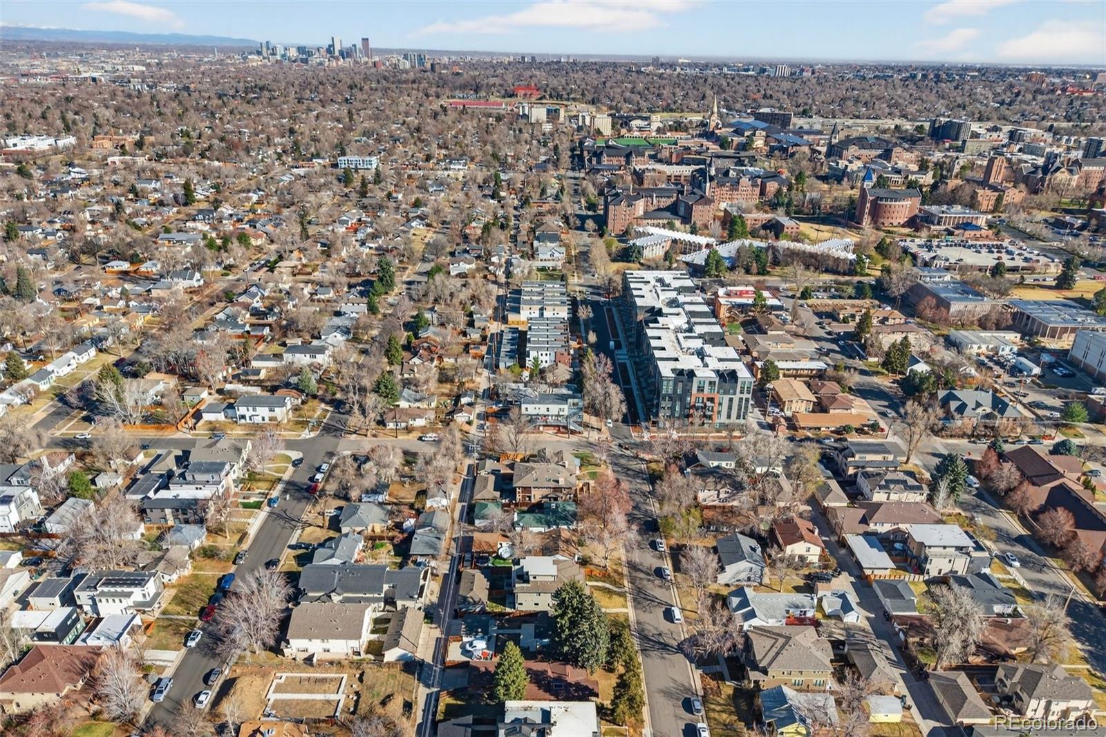 2389 South High Street, Unit 4 Denver, CO 80210 - Photo 31 of 32 an aerial view of a city