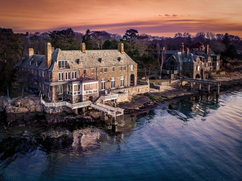 71 Eastern Point Boulevard Gloucester, MA 01930 - Photo 39 of 40 a aerial view of a house with wooden floor and city view