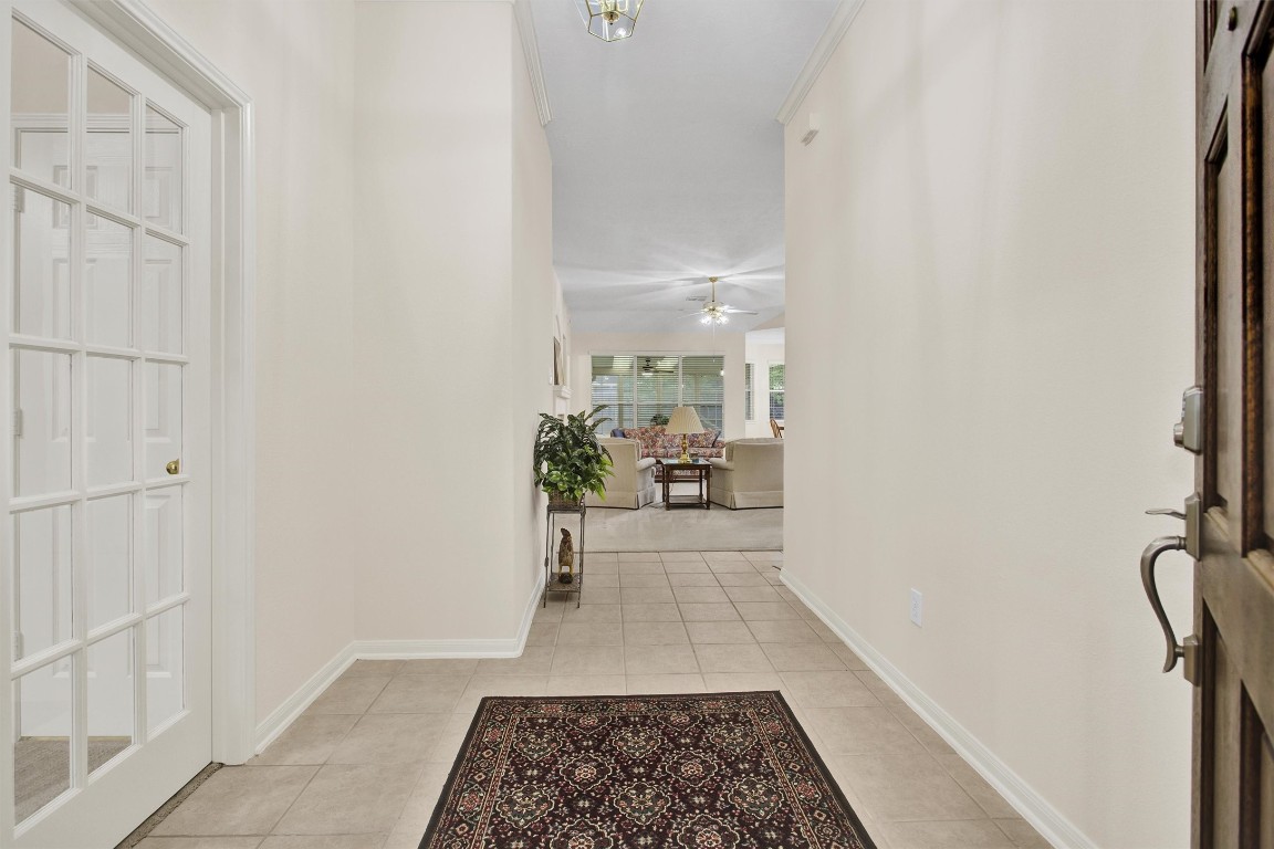 6031 Skyhaven Lane Spring, TX 77379 - Photo 3 of 34 Looking from the front door all the way to the back of home.
