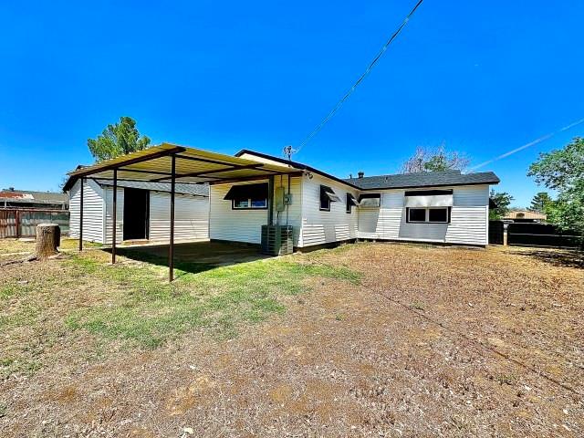 415 Hendrickson Street Goldsmith, TX 79741 - Photo 3 of 17 a house with swimming pool in front of it