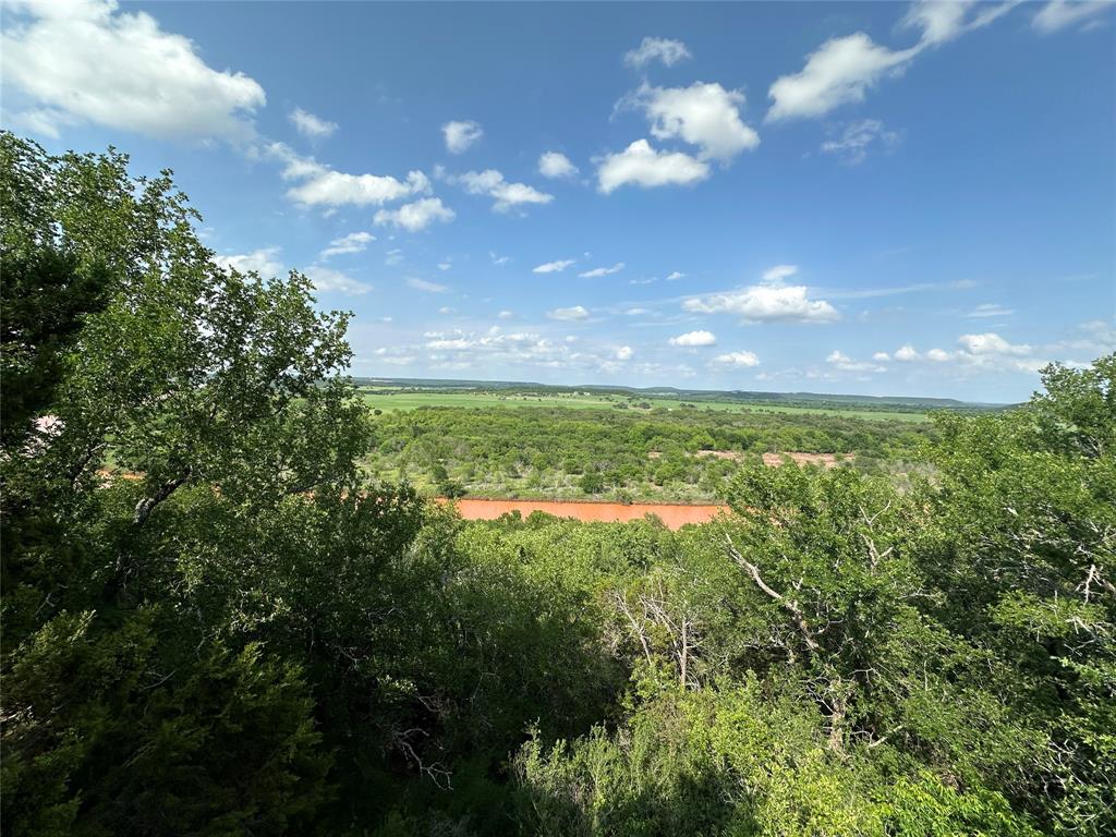 1674 Ming Bend Road Graham, TX 76450 - Photo 38 of 40 Expansive landscape featuring diverse tree canopy, natural water body, and distant green fields