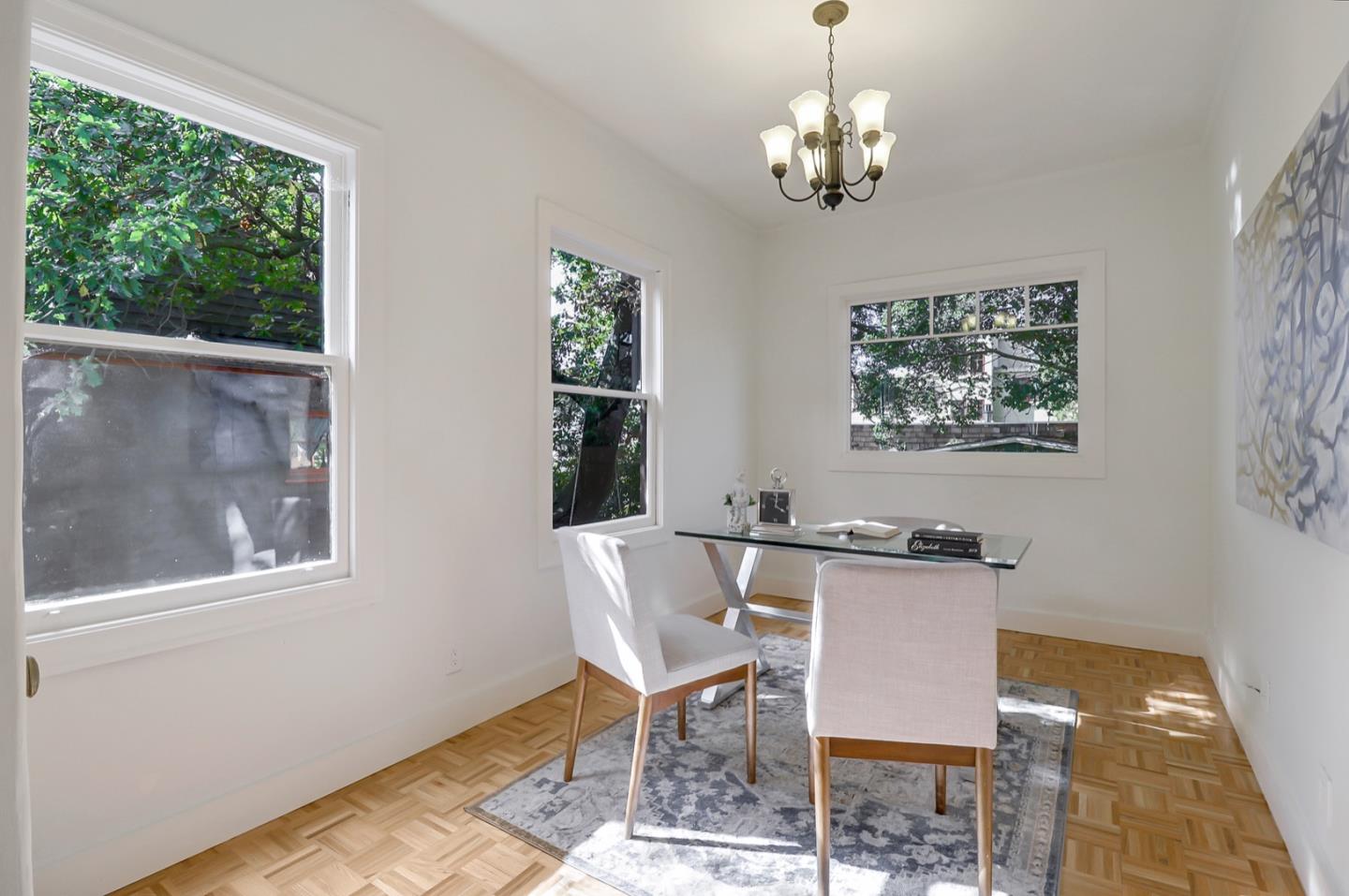 2614 Etna Street Berkeley, CA 94704 - Photo 23 of 59 a view of a dining room with furniture window and outside view