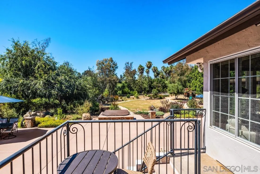 13060 Camino Del Valle Poway, CA 92064 - Photo 34 of 75 a view of a balcony with wooden floor and outdoor space