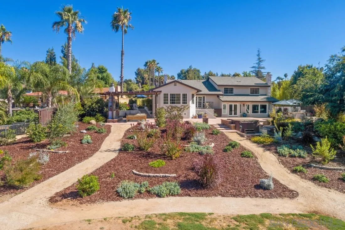 13060 Camino Del Valle Poway, CA 92064 - Photo 68 of 75 a front view of a house with a yard