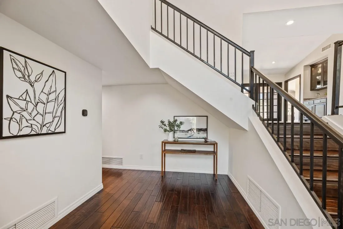 13060 Camino Del Valle Poway, CA 92064 - Photo 7 of 75 a view of entryway and hall with wooden floor