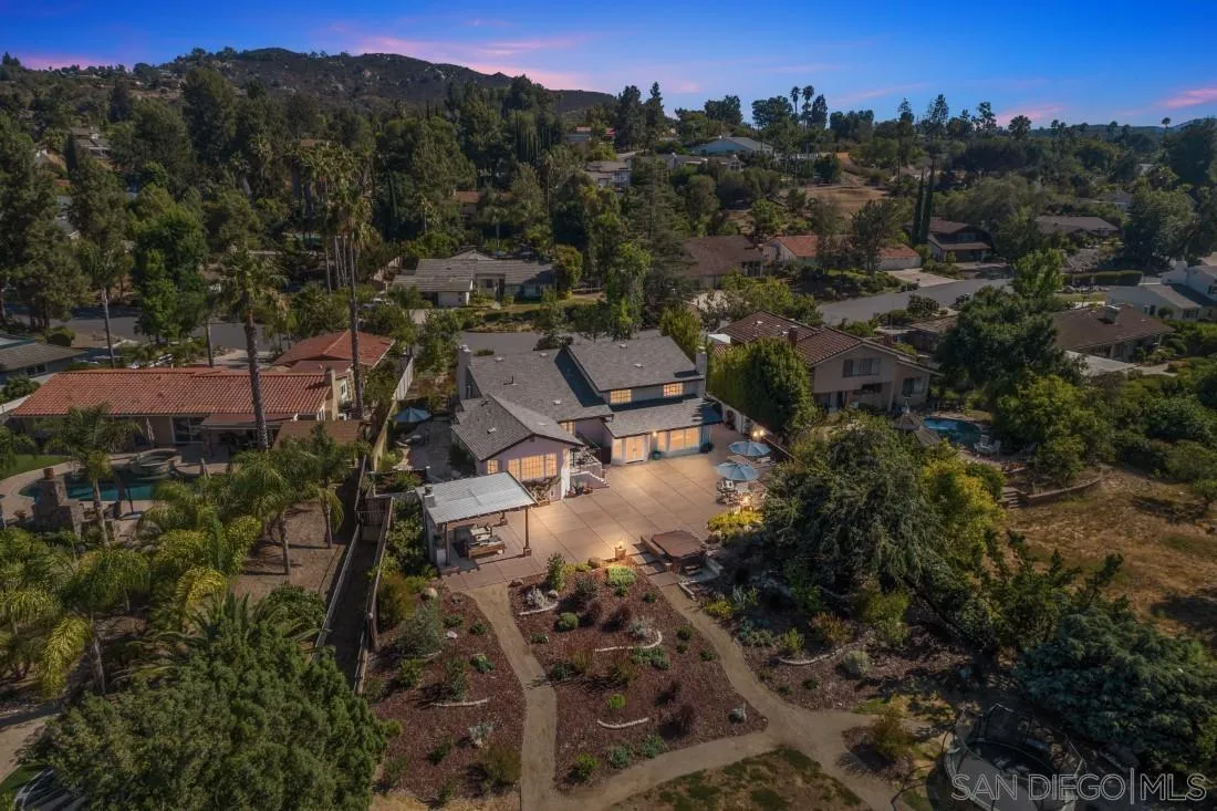 13060 Camino Del Valle Poway, CA 92064 - Photo 75 of 75 an aerial view of a house with mountain view