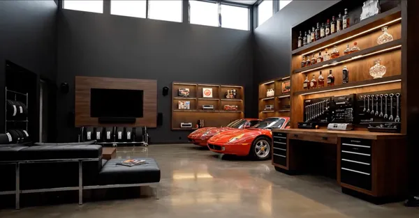 a cars parked in front of a building