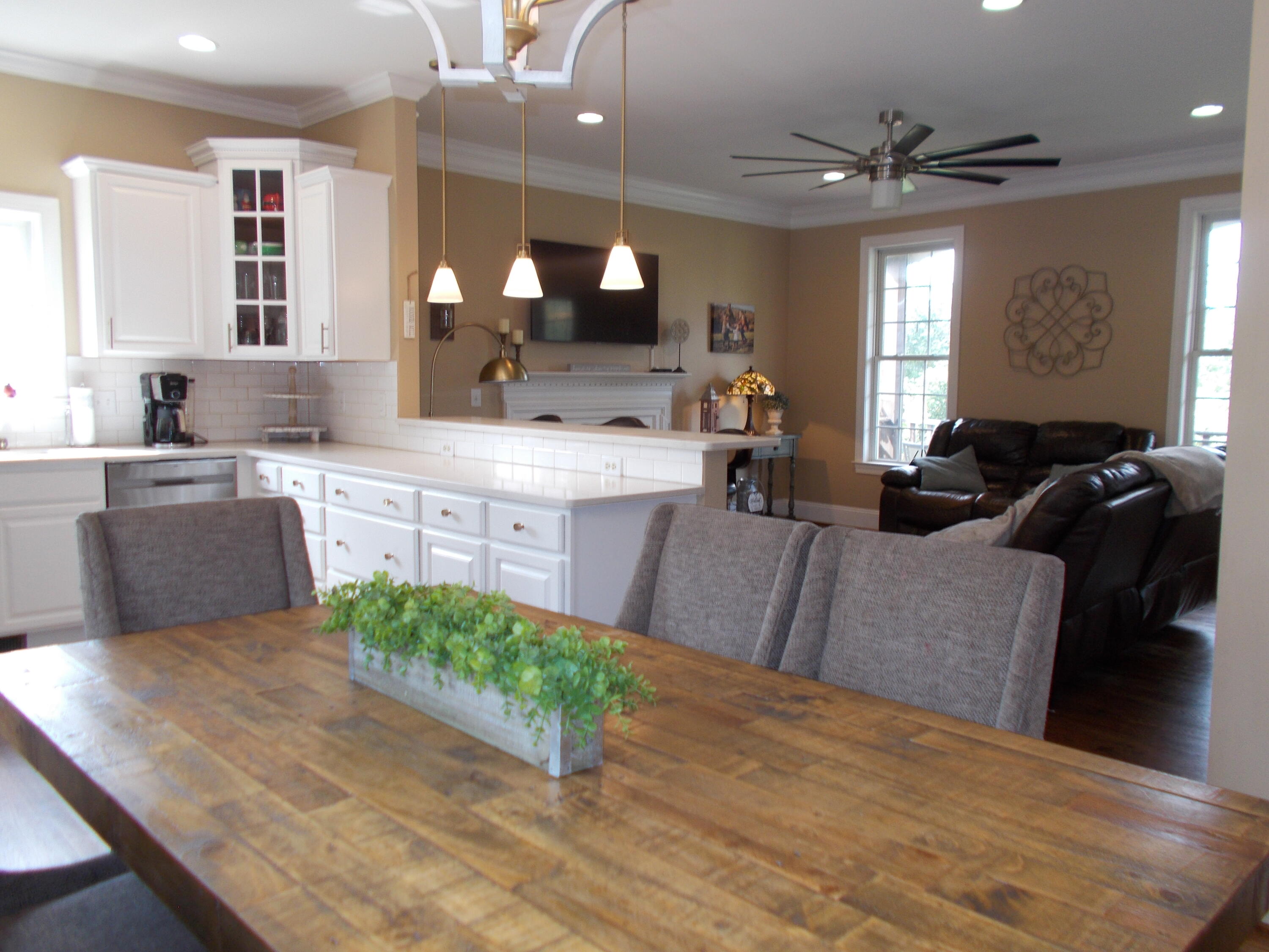 4420 Bethlehem Road Boones Mill, VA 24065 - Photo 11 of 43 a large white kitchen with a large window