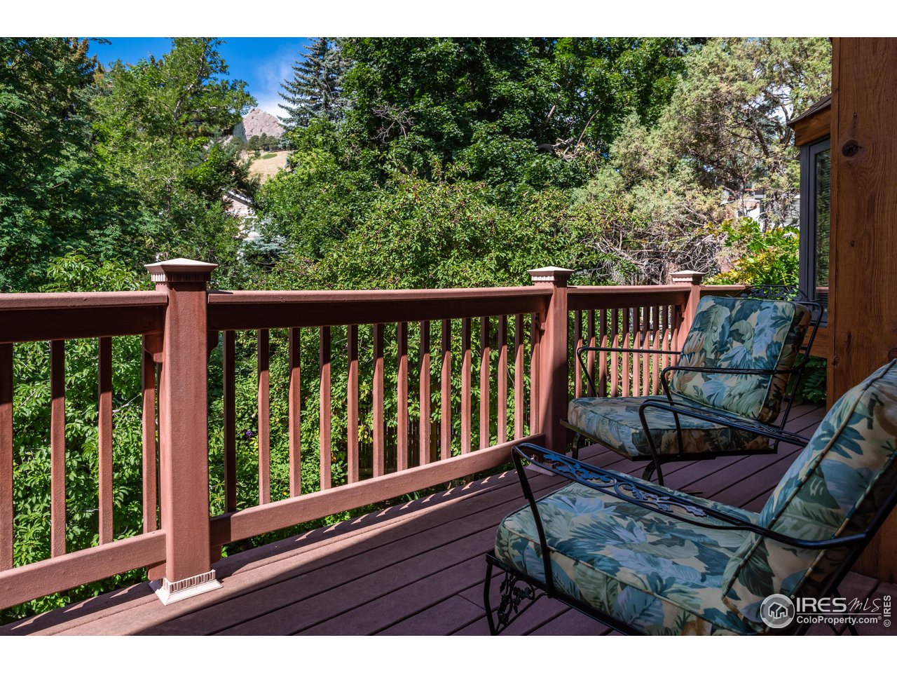 375 16th Street Boulder, CO 80302 - Photo 19 of 30 a view of balcony with wooden floor