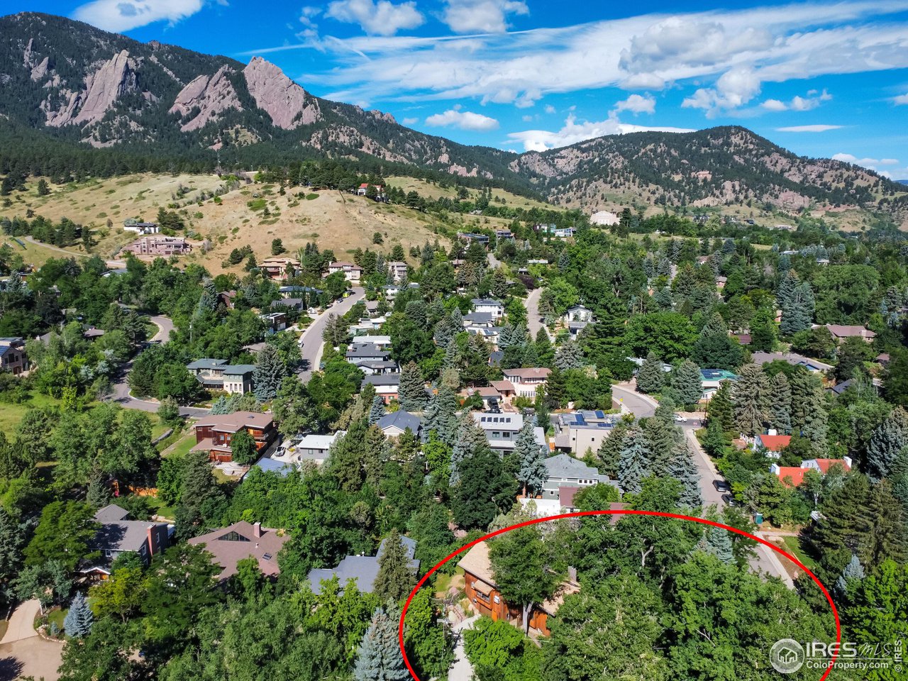 375 16th Street Boulder, CO 80302 - Photo 26 of 30 a view of a city with mountains in the background
