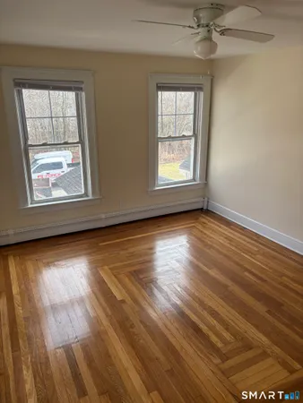 wooden floor in an empty room