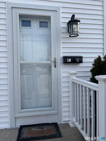 a view of a entryway door of the house