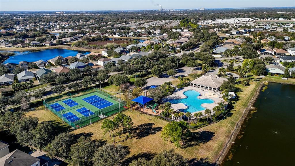 11749 Newberry Grove Loop Riverview, FL 33579 - Photo 53 of 54 an aerial view of a city