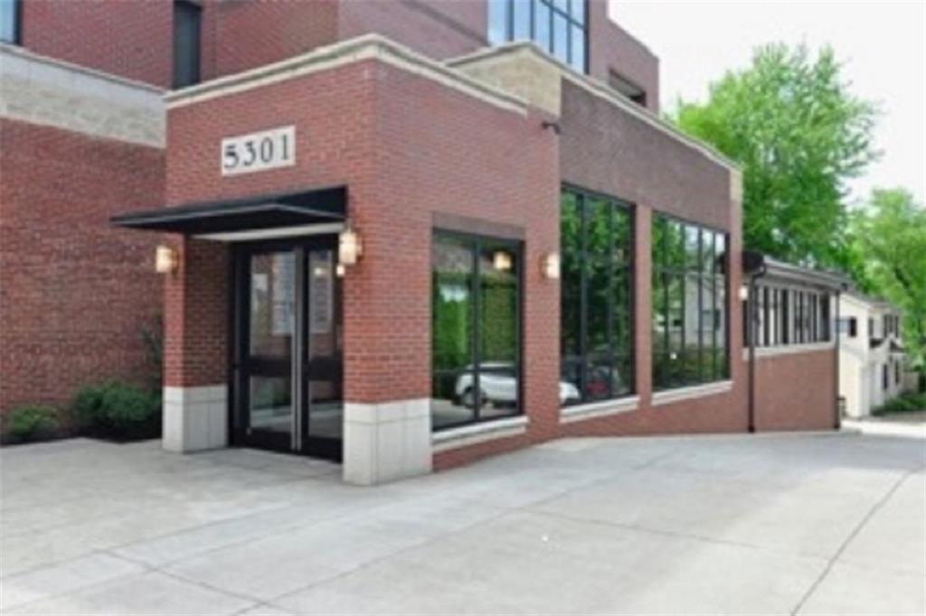 a view of a building with a outdoor space