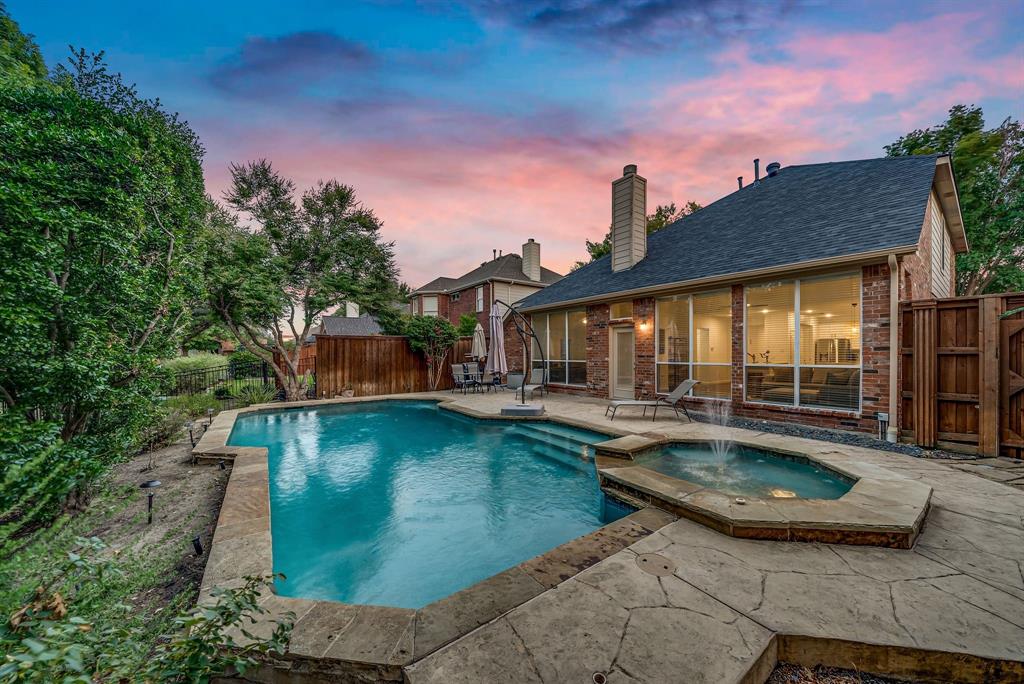 2524 Windgate Drive Frisco, TX 75033 - Photo 28 of 38 a view of a house with swimming pool and sitting area