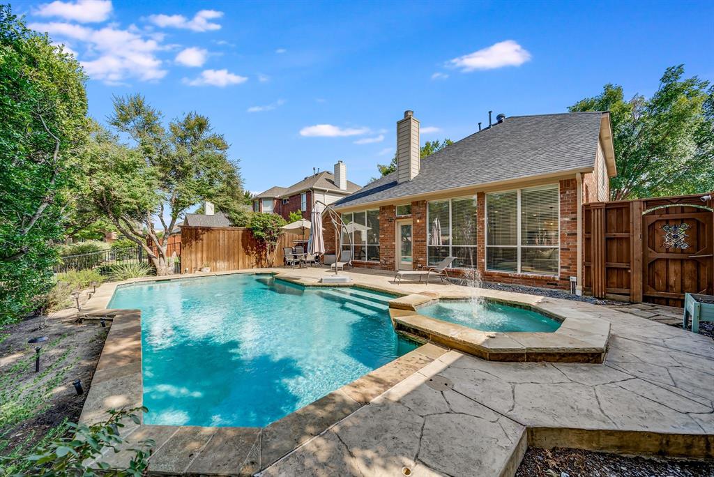 2524 Windgate Drive Frisco, TX 75033 - Photo 32 of 38 a view of a house with pool and chairs