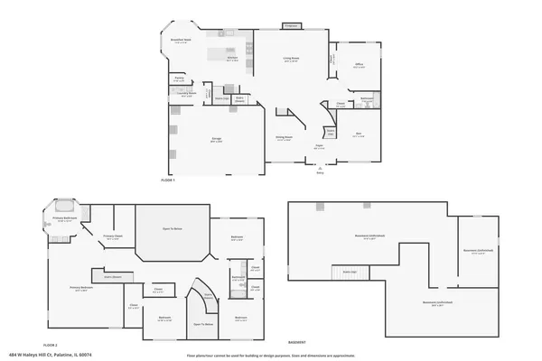 $950,000 | 484 Haleys Hill Court, Palatine, IL 60074
