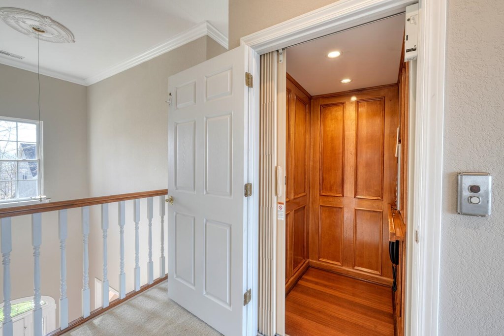 1436 Harris Ridge Road Young Harris, GA 30582 - Photo 32 of 86 a view of a hallway with wooden floor