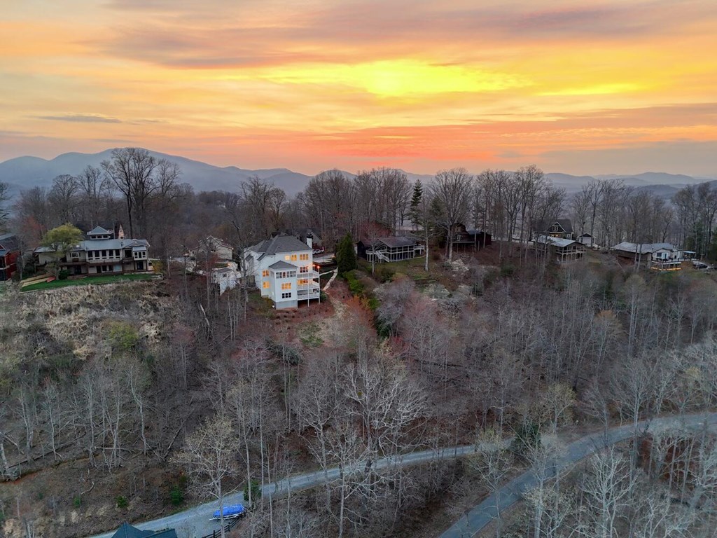 1436 Harris Ridge Road Young Harris, GA 30582 - Photo 79 of 86 a view of a town with mountain view in back