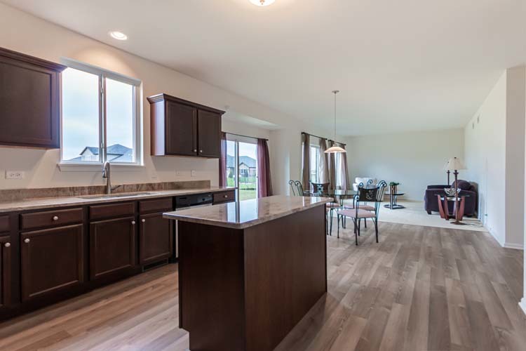 933 Willow Road Manteno, IL 60950 - Photo 4 of 20 a kitchen with stainless steel appliances granite countertop sink stove top oven and cabinets