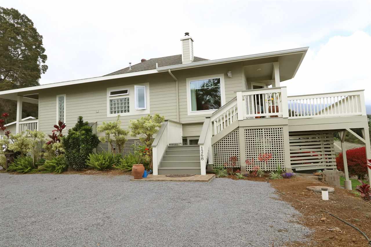 1268 Lower Kimo Drive Kula, HI 96790 - Photo 26 of 30 a front view of a house with a yard