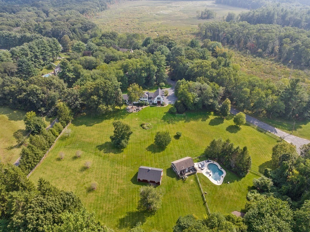 20 Jackson Road Sherborn, MA 01770 - Photo 29 of 29 an aerial view of residential houses with outdoor space