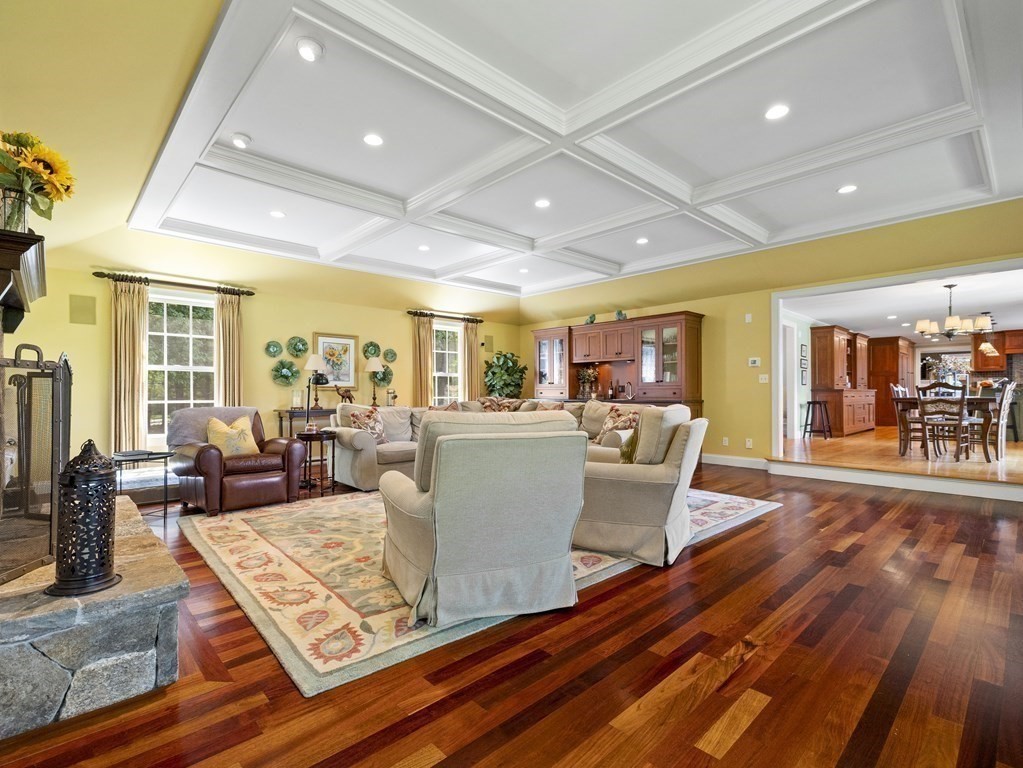 20 Jackson Road Sherborn, MA 01770 - Photo 4 of 29 a living room with furniture and a wooden floor