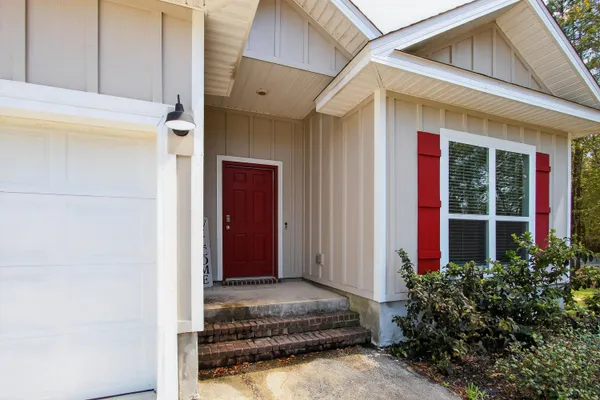 a view of front door