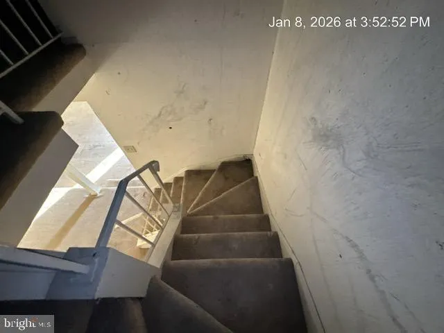 a close view of a bathroom