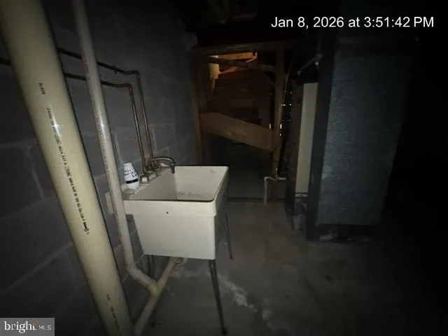 a view of water heater room