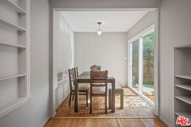 a workspace with furniture and a window