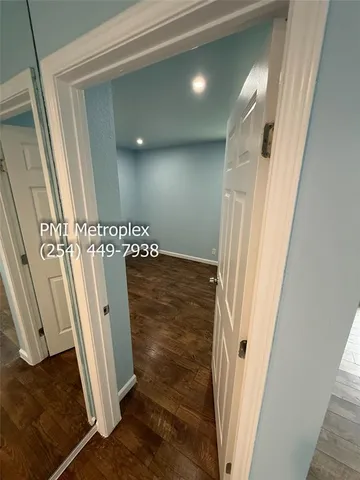 a view of front door