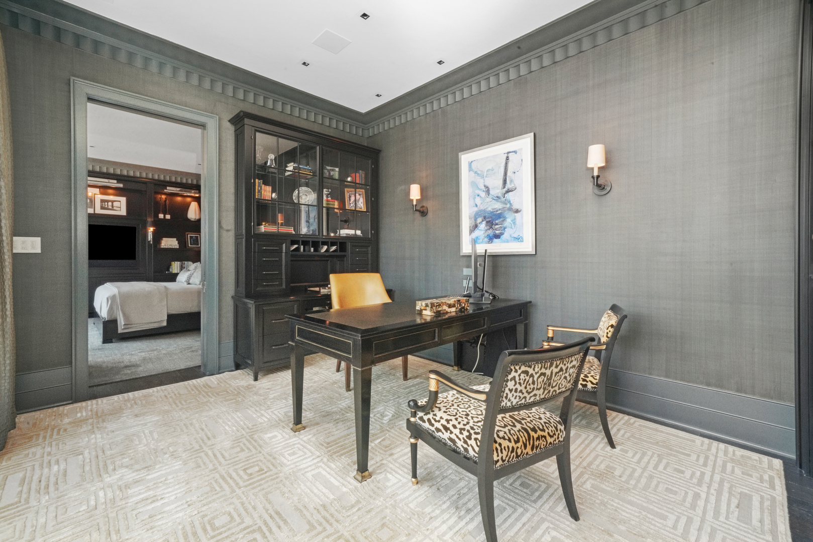 10 East Delaware Place, Unit 34A Chicago, IL 60611 - Photo 26 of 51 a view of a workspace with furniture