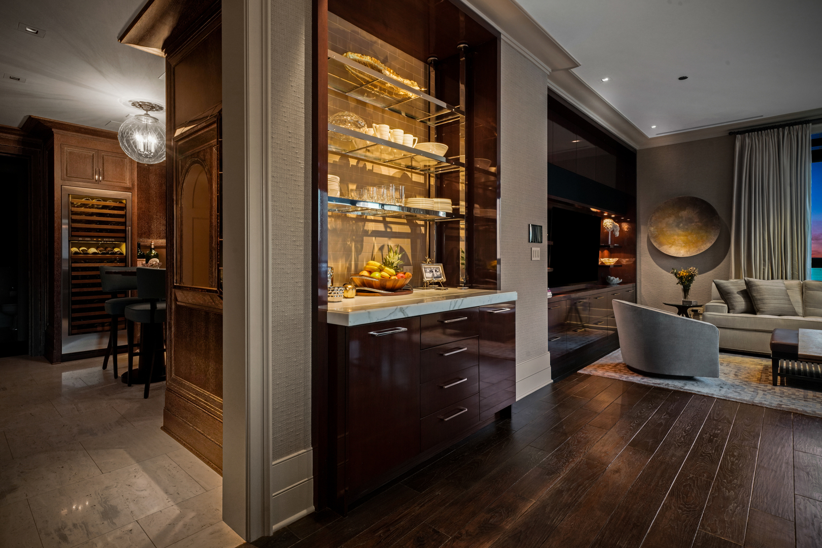 10 East Delaware Place, Unit 34A Chicago, IL 60611 - Photo 40 of 51 a kitchen with a refrigerator and a stove