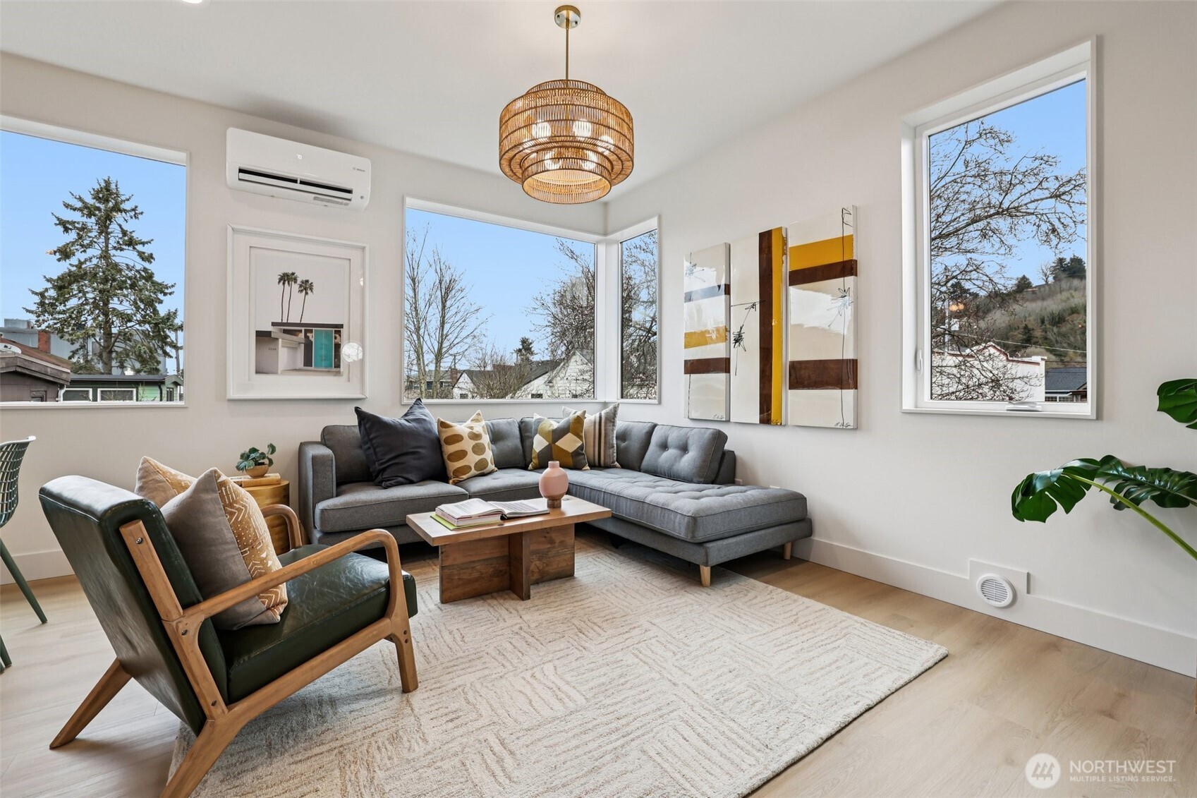 2626 A 58th Avenue Southwest Seattle, WA 98116 - Photo 4 of 40 a living room with furniture and a large window