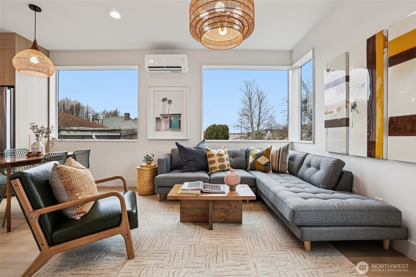 2626 A 58th Avenue Southwest Seattle, WA 98116 - Photo 5 of 40 a living room with furniture and a large window