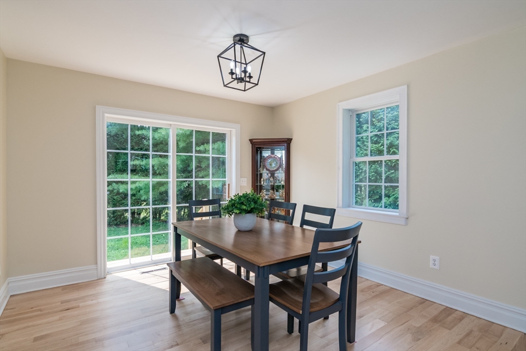 958 East Pleasant Street Amherst, MA 01002 - Photo 17 of 42 a view of a dining room with furniture window and outside view