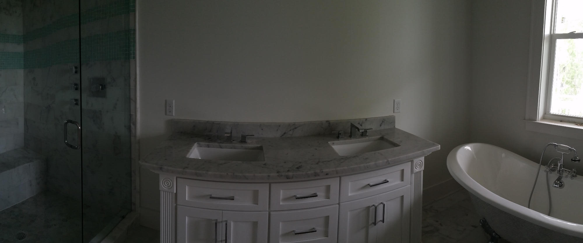 8 Pinecrest Cir Inlet Beach Inlet Beach, FL 32461 - Photo 50 of 51 a bathroom with a granite countertop sink a toilet a vanity and window