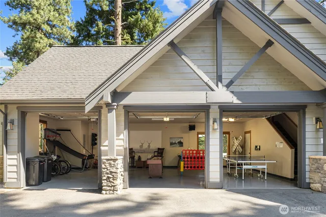 a view of outdoor space and deck