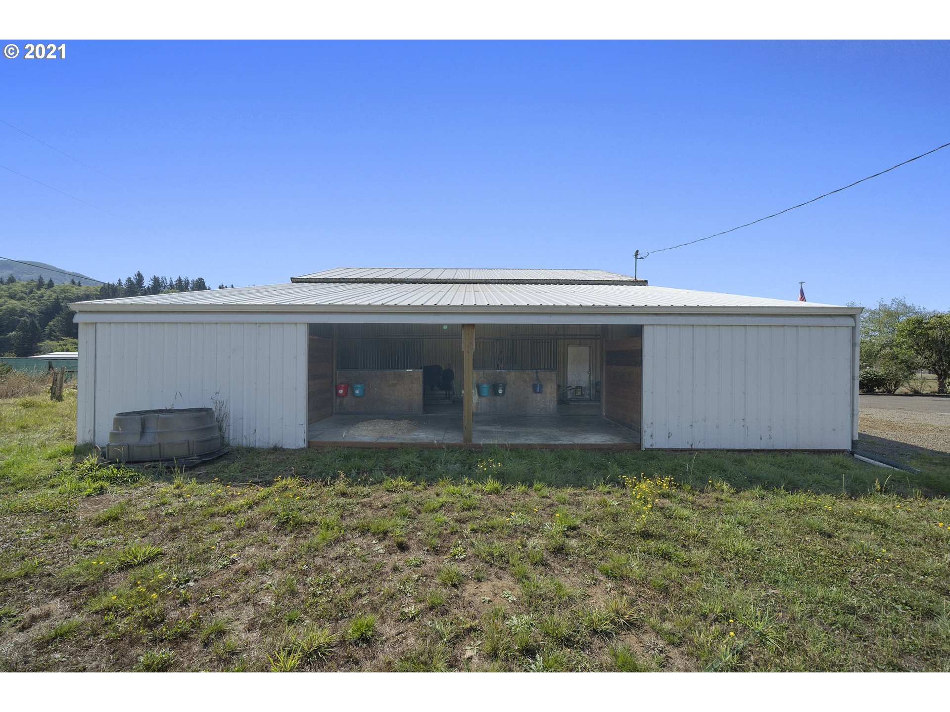 10050 Chance Road Tillamook, OR 97141 - Photo 21 of 31 a view of a backyard