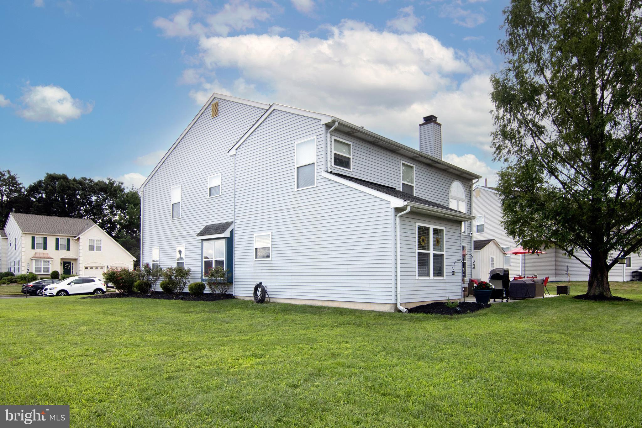 45 Wiltons Landing Road Sicklerville, NJ 08081 - Photo 43 of 48 Exterior Back: Lush Lawn