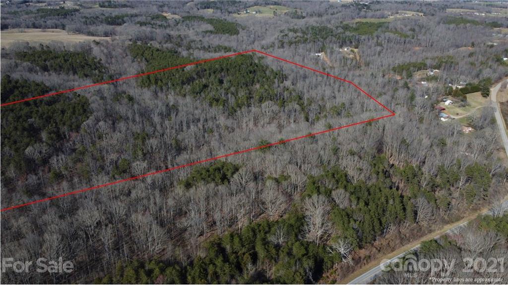 40 Huckleberry Ridge Road Hiddenite, NC 28636 - Photo 3 of 48 a view of a forest with a dry top of a house