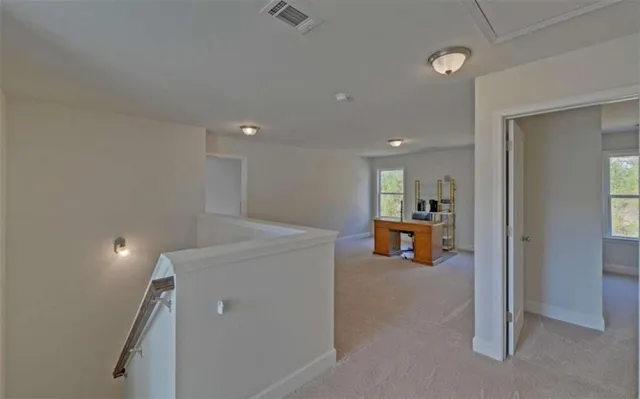 a room with furniture