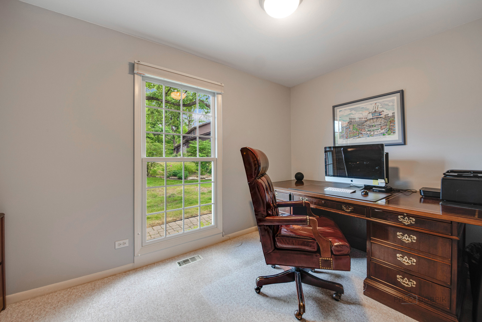 80 North Ridge Road Lake Forest, IL 60045 - Photo 15 of 36 a view of a workspace with furniture and a window