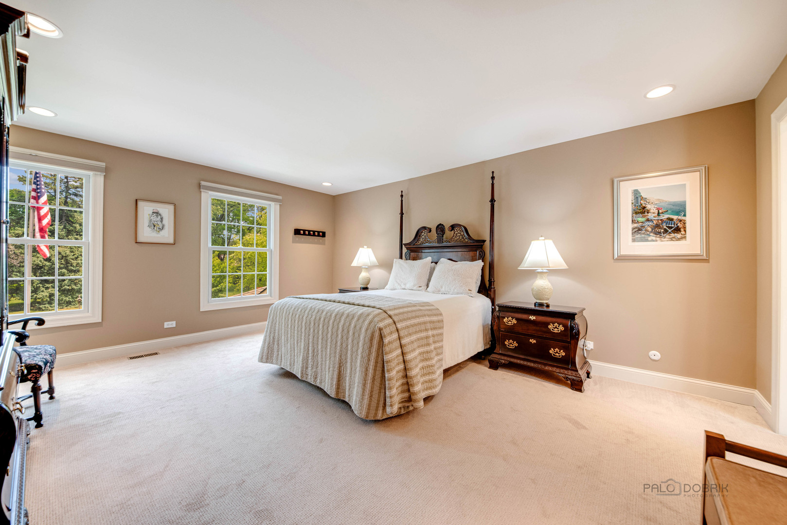 80 North Ridge Road Lake Forest, IL 60045 - Photo 20 of 36 a bedroom with a bed and a couch