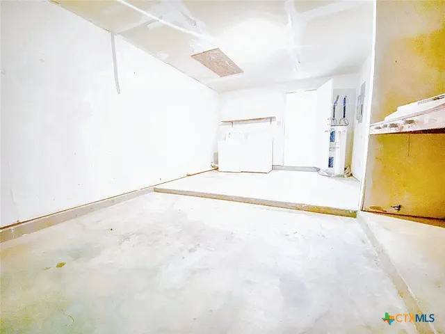 a view of a livingroom with wooden floor